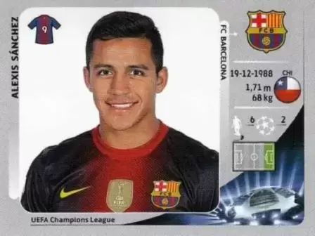 UEFA Champions League 2012/2013 - Alexis Sánchez - FC Barcelona