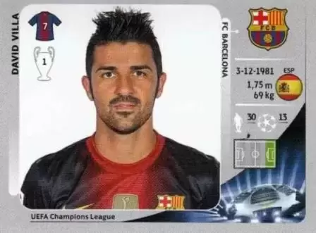 UEFA Champions League 2012/2013 - David Villa - FC Barcelona