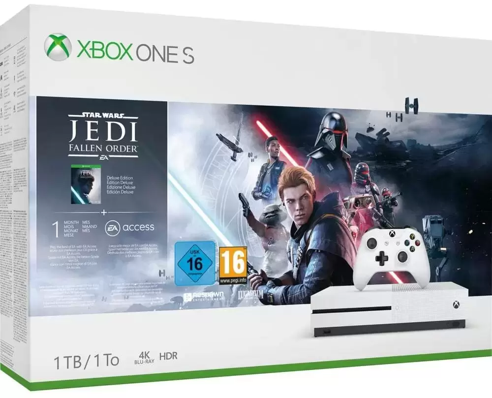 Matériel Xbox One - Star Wars Jedi: Fallen Order - Xbox One S - 1 To