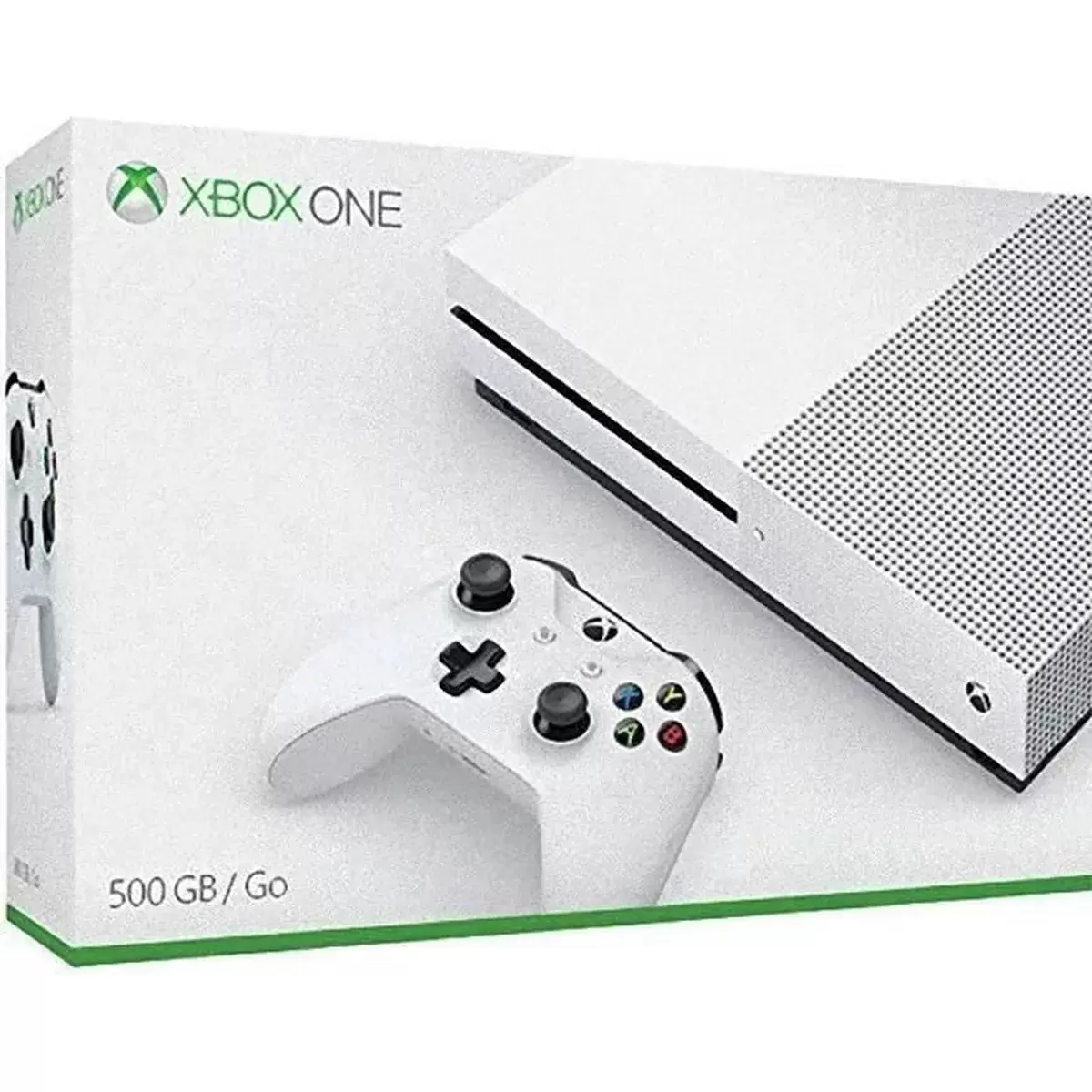 Matériel Xbox One - XBOX ONE S 500 Go Blanc