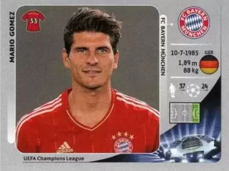 UEFA Champions League 2012/2013 - Mario Gomez - FC Bayern München