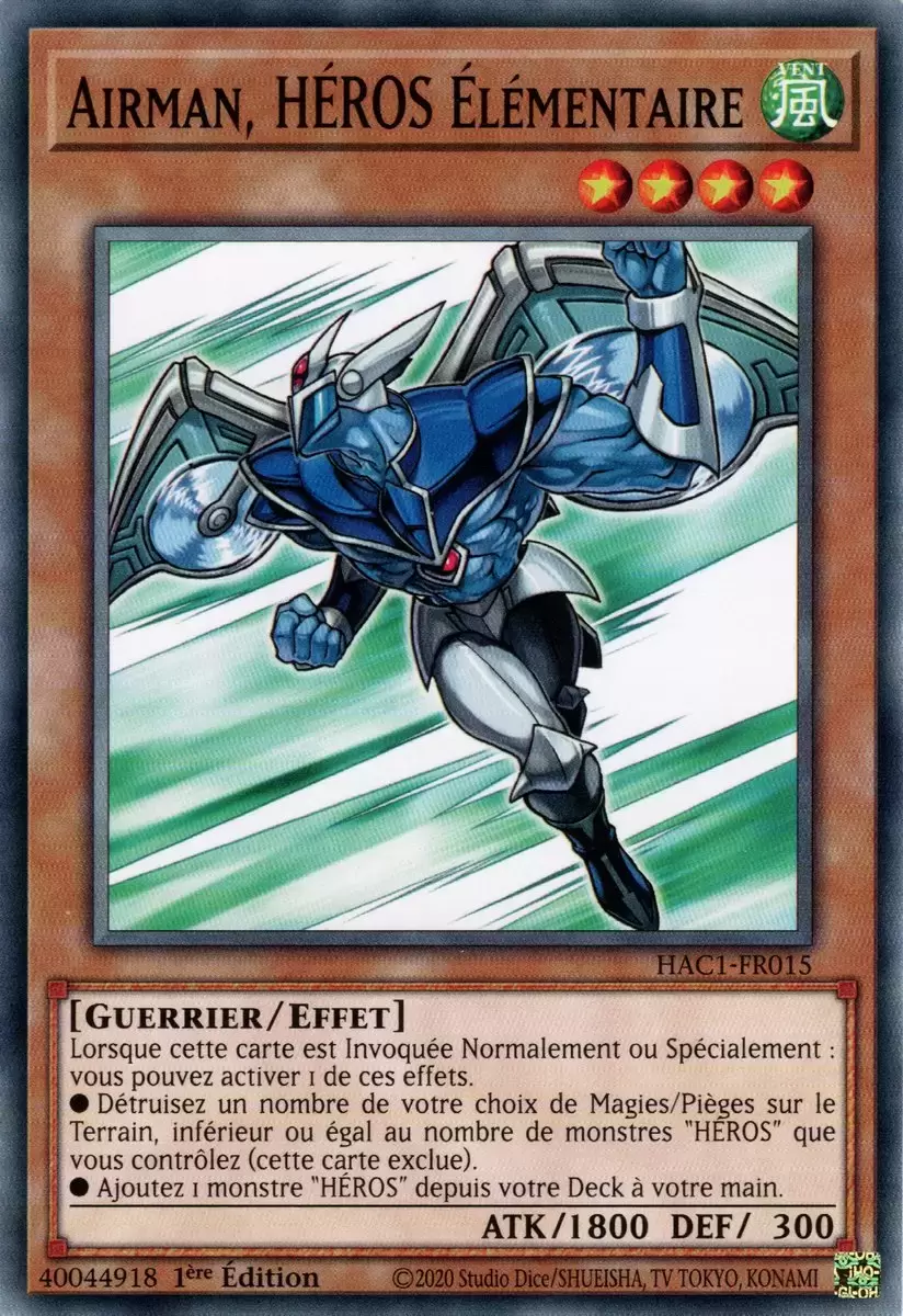 Arsenal Mystérieux : Chapitre 1 HAC1 - Airman, HÉROS Élémentaire