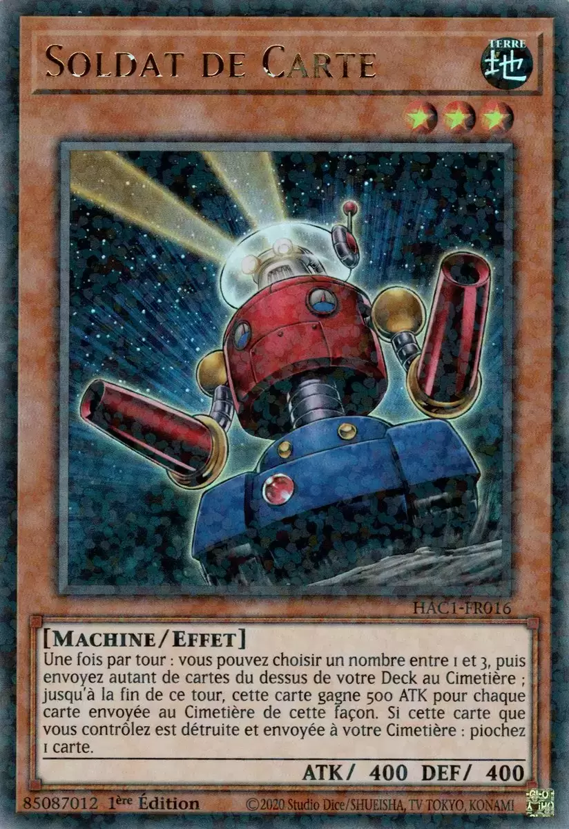 Arsenal Mystérieux : Chapitre 1 HAC1 - Soldat de Carte