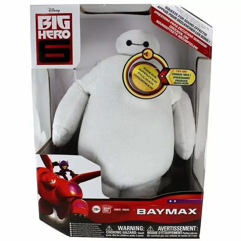 Disney Store Big Hero 6 - Baymax Plush Figure with Sound Effects