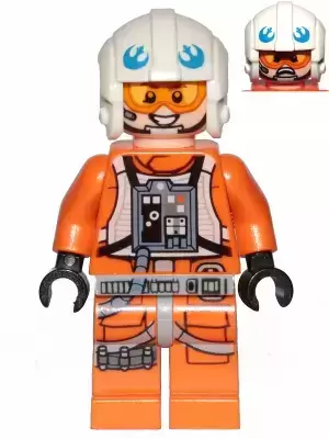 LEGO Star Wars Minifigs - Dak Ralter (Jumpsuit Pockets and Three Bullets on Right Leg)
