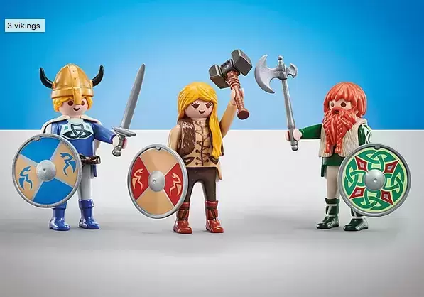 Playmobil Vikings - 3 vikings