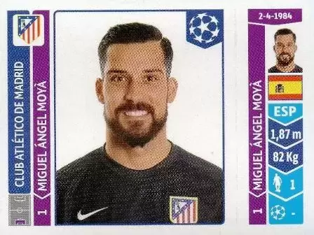 UEFA Champions League 2014-2015 - Miguel Ángel Moyà - Club Atlético de Madrid
