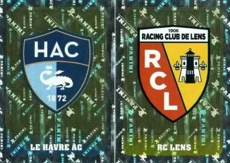 Championnat de France 2018-2019 - Écussons (Havre AC / RC Lens) - Havre AC / RC Lens