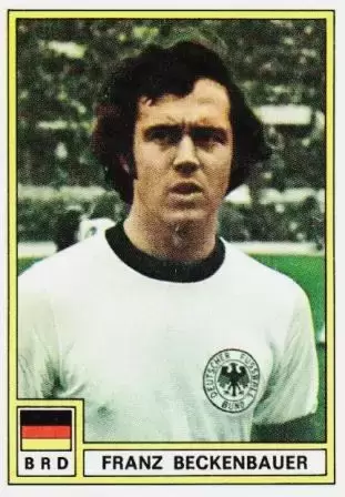 Football 1976 (France) - Franz Beckenbauer (West Germany) - Quelques Grandes Figures du Football D\'Aujourd\'hui