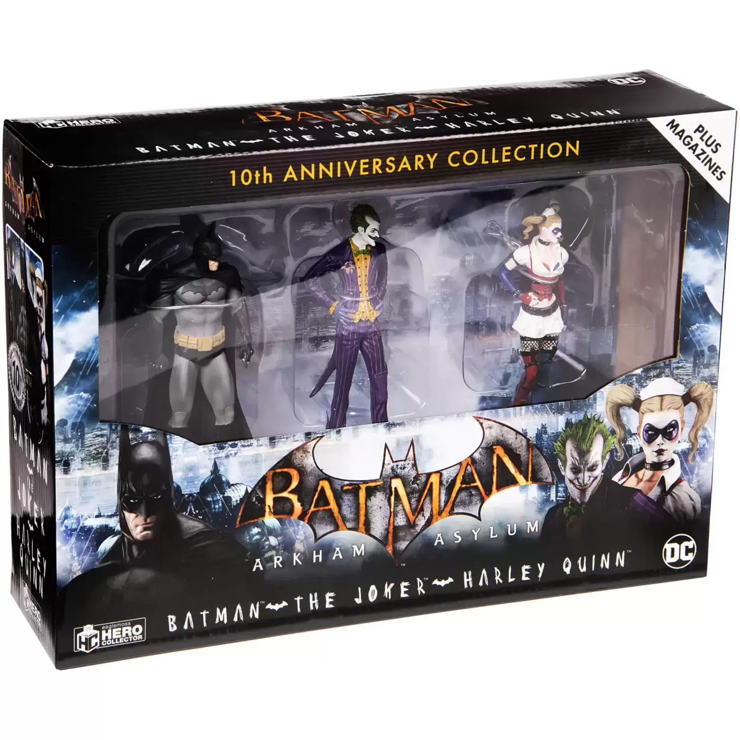 Batman: Arkham Asylum 10th Anniversary Collection: Figurine Box  Set : Toys & Games