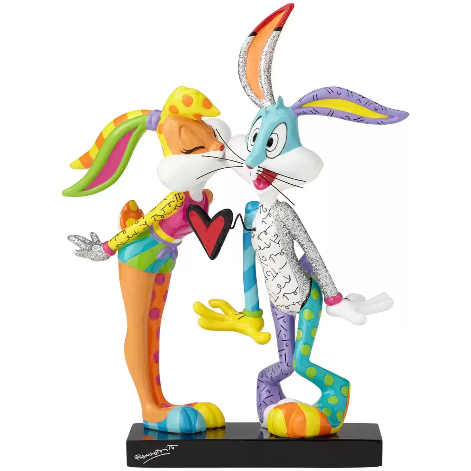 Britto - Looney Tunes - Lola Kissing Bugs Bunny