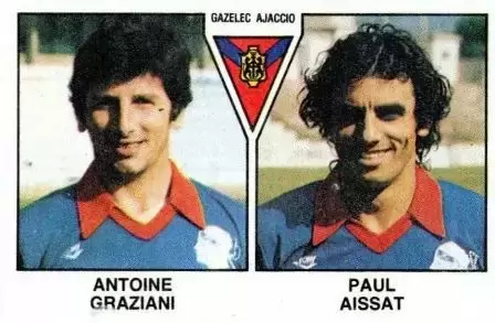 Football 79 en Images - Antoine Graziani / Paul Aissat - F.C. D\'Ajaccio Gazelec
