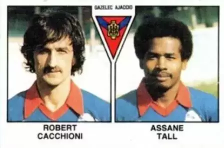 Football 79 en Images - Robert Cacchoni / Assane Tall - F.C. D\'Ajaccio Gazelec