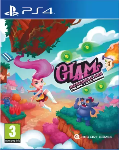 PS4 Games - Glam\'s Incredible Run: Escape from Dukha
