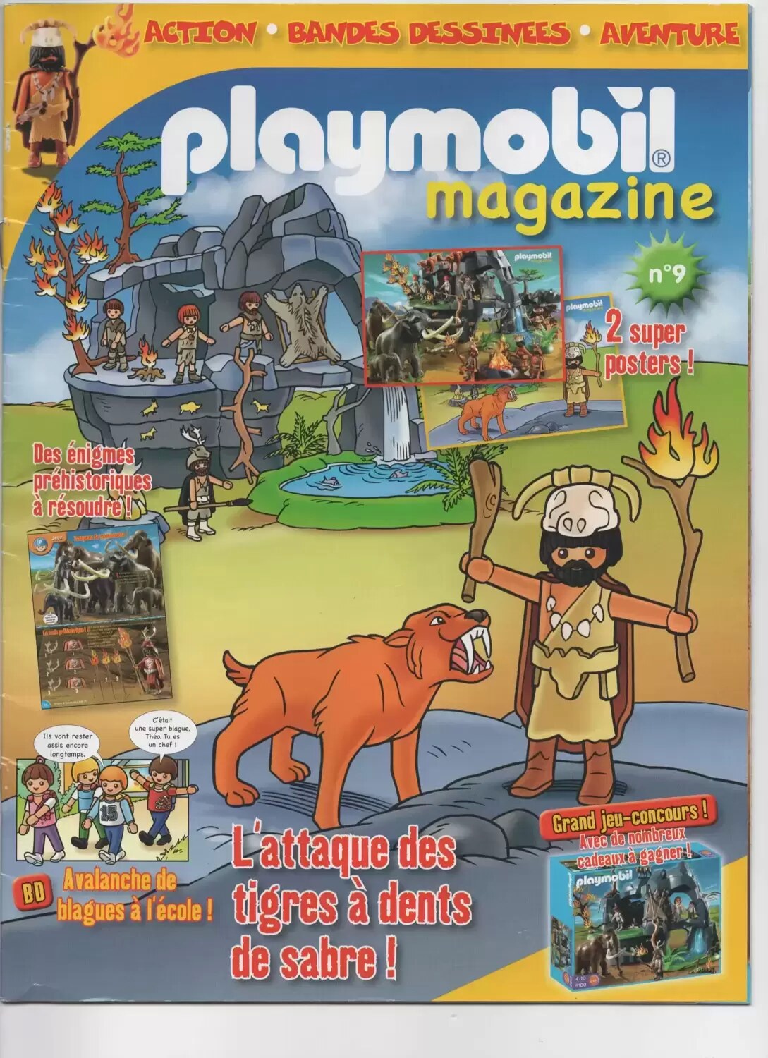 Playmobil Magazine - L\'attaque des tigres à dents de sabre !