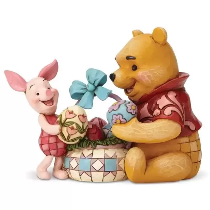 Disney Traditions by Jim Shore - Winnie & Piglet - Easter eggs