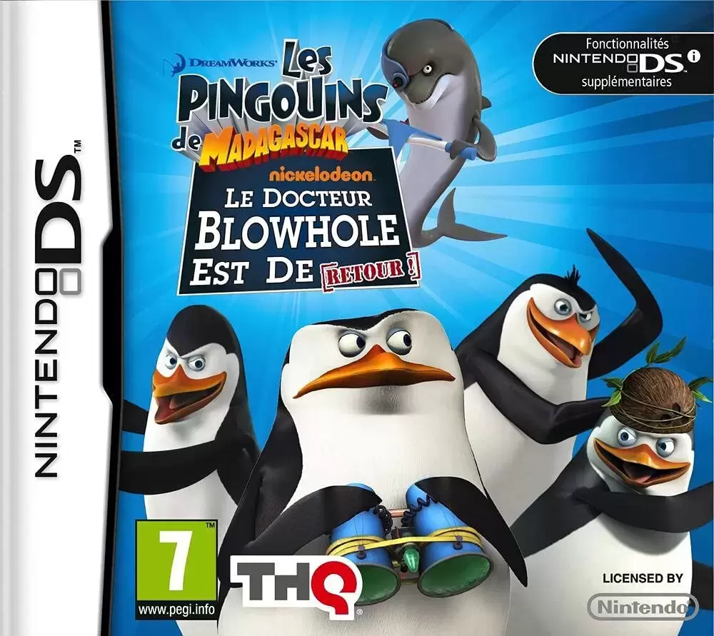 Jeux Nintendo DS - Les Pingouins De Madagascar : Le Dr Blowhole Est De Retour