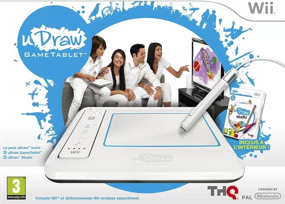 Wii U Stuff - Udraw Game Tablet + Udraw Studio