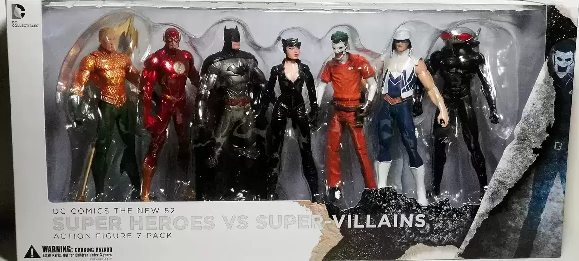 The New 52 - DC Collectibles - Super Heroes Vs Super-Villains - 7 pack