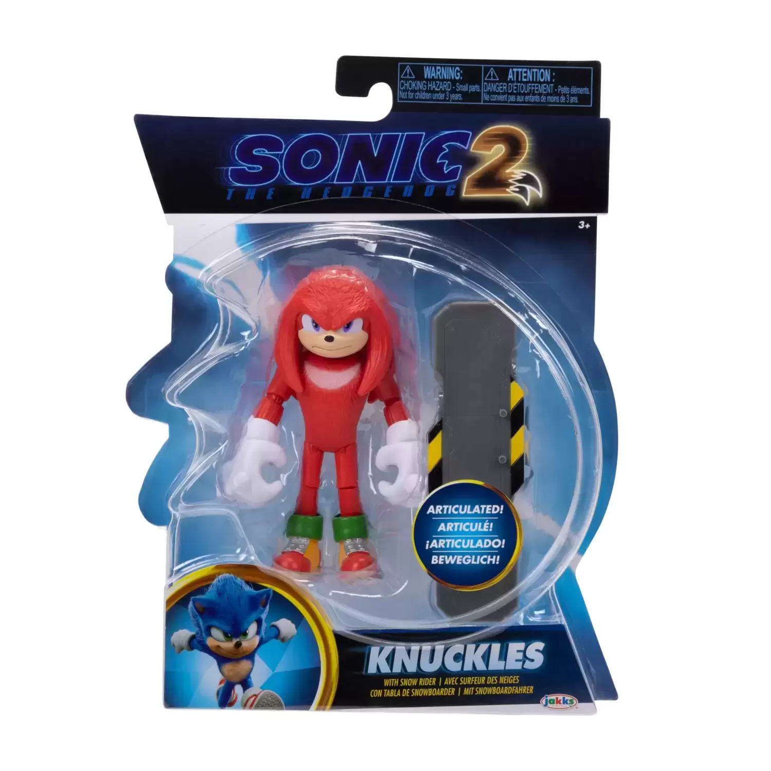 Jakks Pacific Sonic The Hedgehog - Sonic 2 - Knuckles