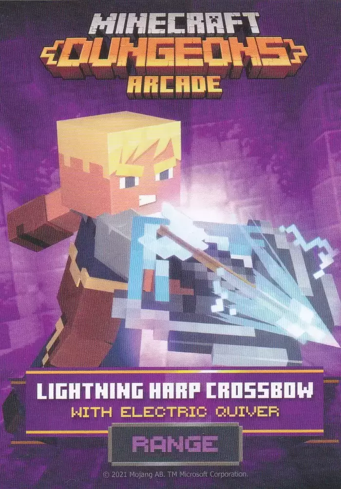 Minecraft Dungeons Arcade - Lightning Harp Crossbow