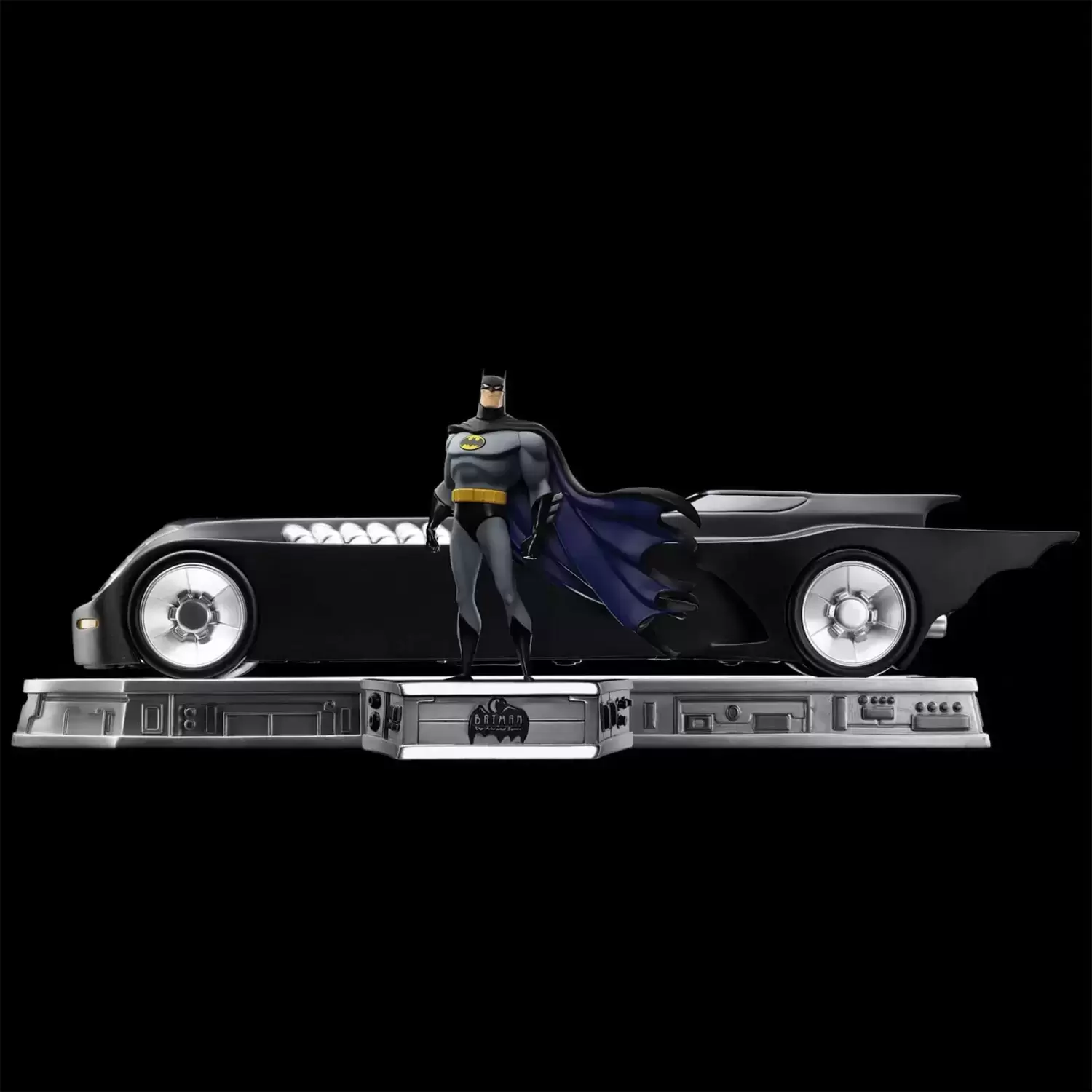 Iron Studios - Batman The Animated Series - Batman & Batmobile - Art Scale Statue