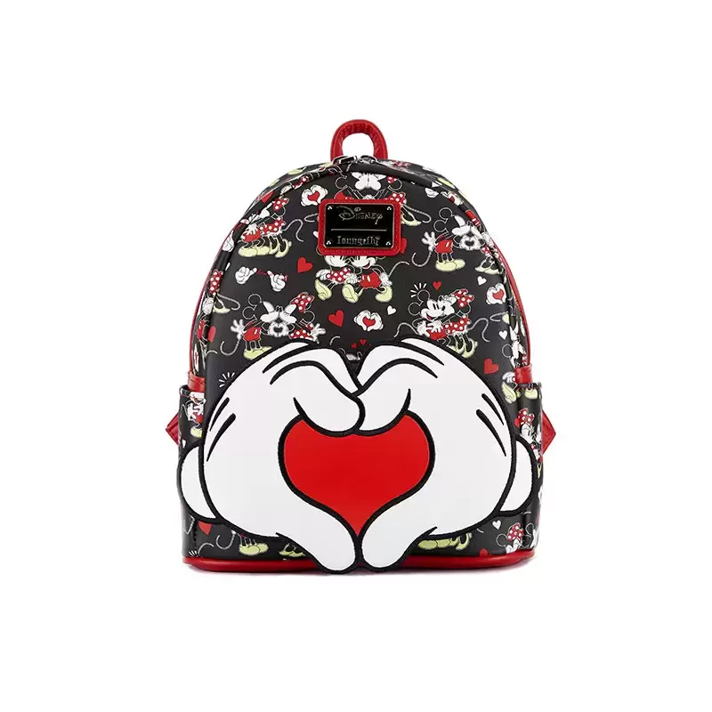Loungefly - MINI SAC A DOS MICKEY ET MOUSE HEART HANDS