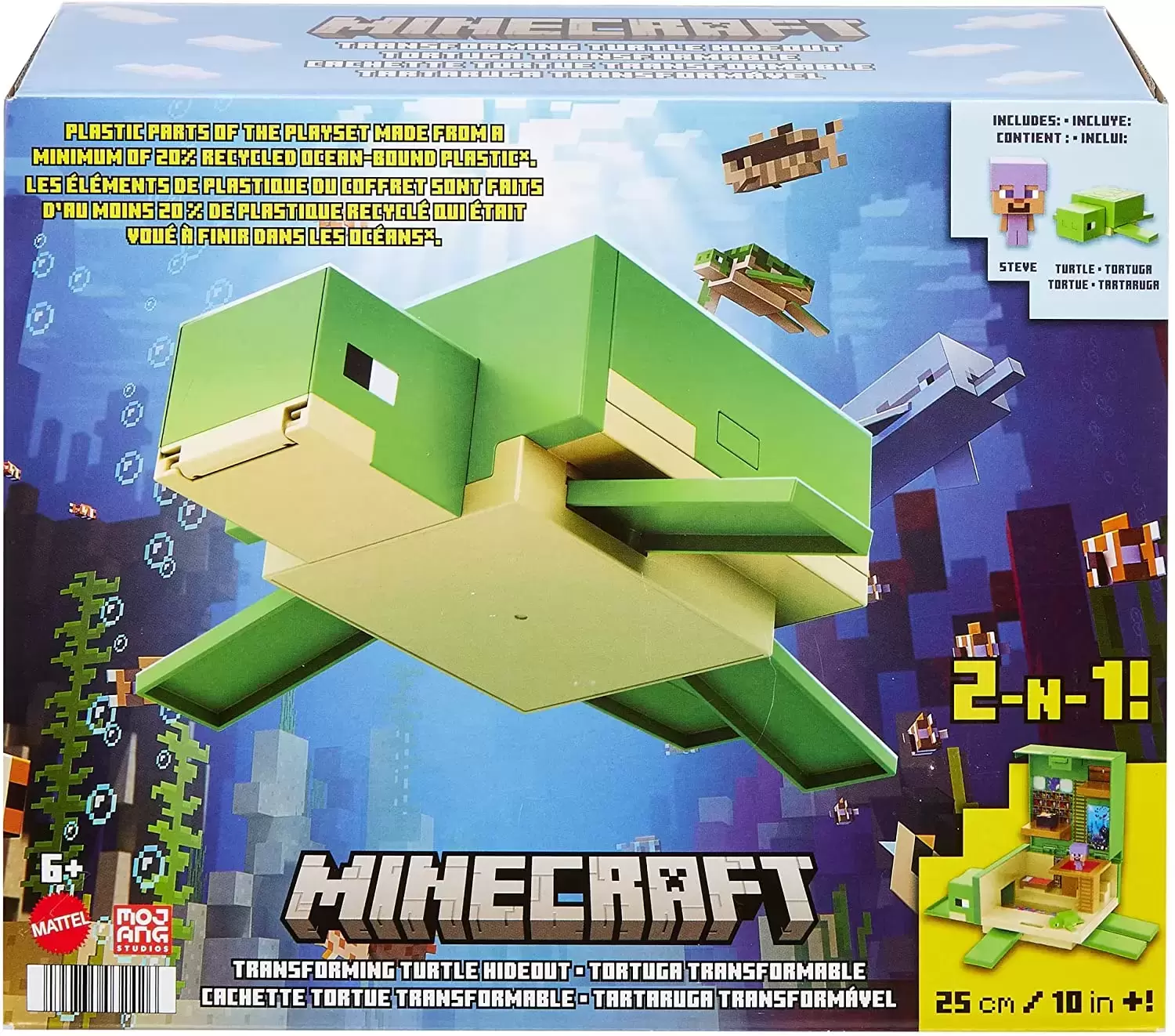 Minecraft - Mattel - Transforming Turtle Hideout