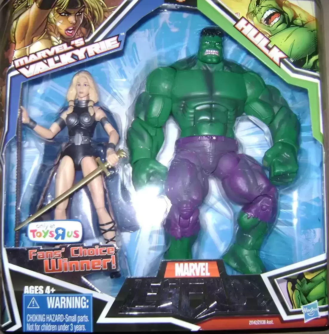 Marvel Legends Toy Biz - (2002-2012) - Marvel Legends - Marvel\'s Walkyrie & Hulk 2 Pack