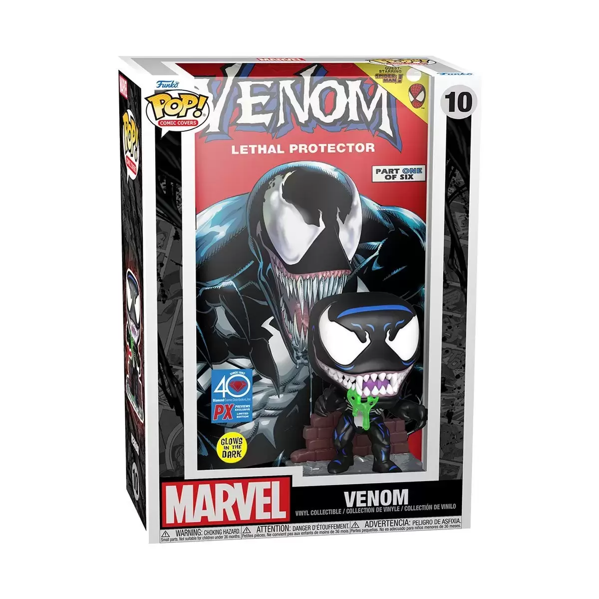 POP! Comic Covers - Marvel Comics Cover - Venom GITD