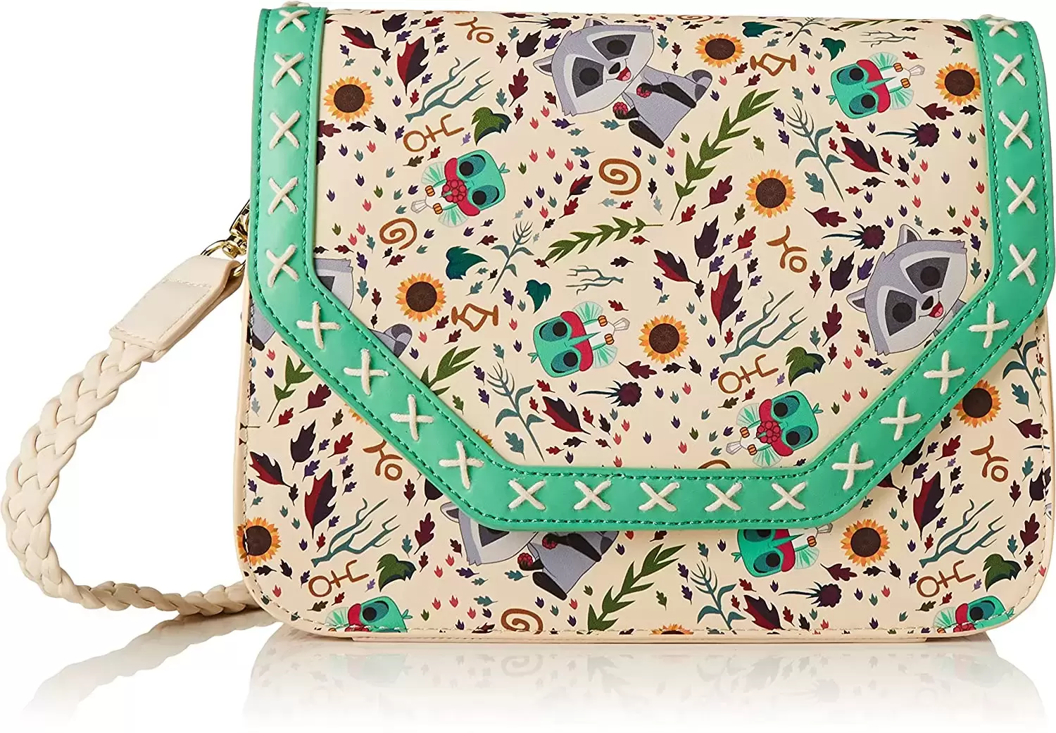 Loungefly - Sac Bandouliere Loungefly - Pocahontas Meeko - Floral