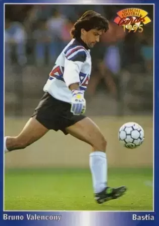Panini U.N.F.P. Football Cartes 1994-1995 - Bruno Valencony