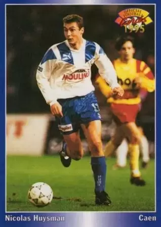Panini U.N.F.P. Football Cartes 1994-1995 - Nicolas Huysman