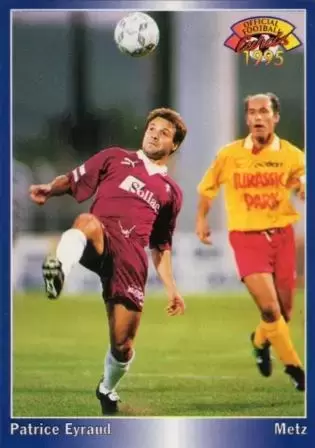 Panini U.N.F.P. Football Cartes 1994-1995 - Patrice Eyraud