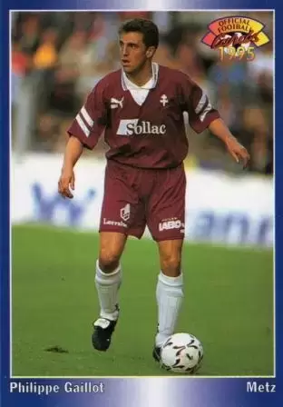 Panini U.N.F.P. Football Cartes 1994-1995 - Philippe Gaillot