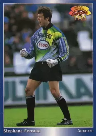 Panini U.N.F.P. Football Cartes 1994-1995 - Stephane Ferrand