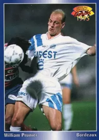 Panini U.N.F.P. Football Cartes 1994-1995 - William Prunier