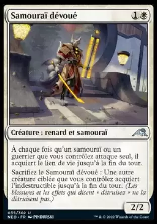 Kamigawa La Dynastie Néon - Samouraï dévoué