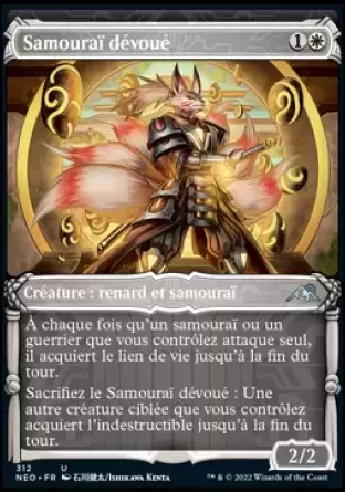 Kamigawa La Dynastie Néon - Samouraï dévoué