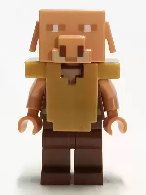 Lego Minecraft Figures - Piglin - Reddish Brown Legs
