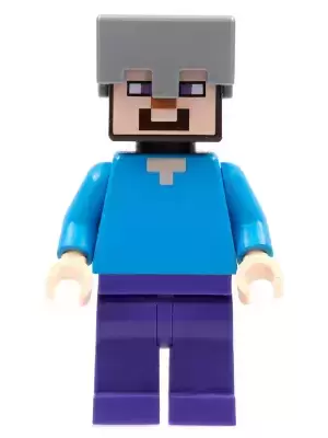 Lego Minecraft Minifigures - Steve - Helmet