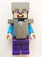 Lego Minecraft Figures - Steve - Helmet and Armor
