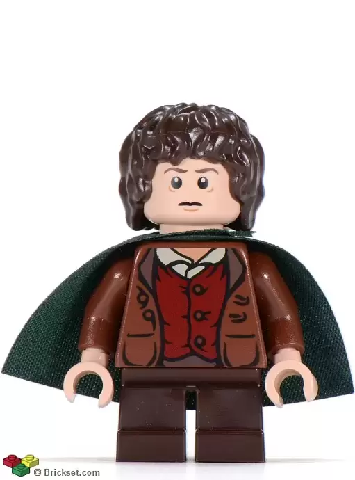 Lego The Hobbit & Lord of The Rings Minifigures - Frodo Baggins - Dark Green Cape