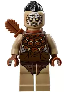 Lego The Hobbit & Lord of The Rings Minifigures - Hunter Orc with Top Knot and Quiver