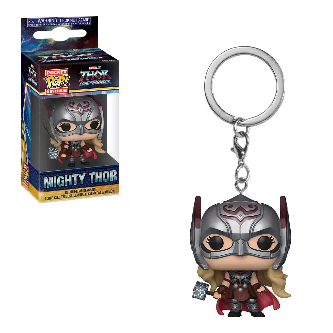 Marvel - POP! Keychain - Thor Love And Thunder - Mighty Thor