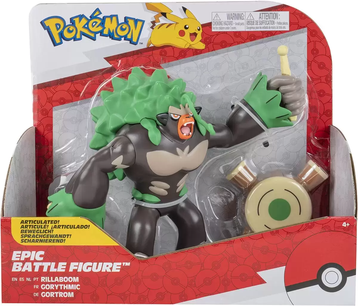 Pokémon Action Figures - Epic Battle Figure - Rillaboom