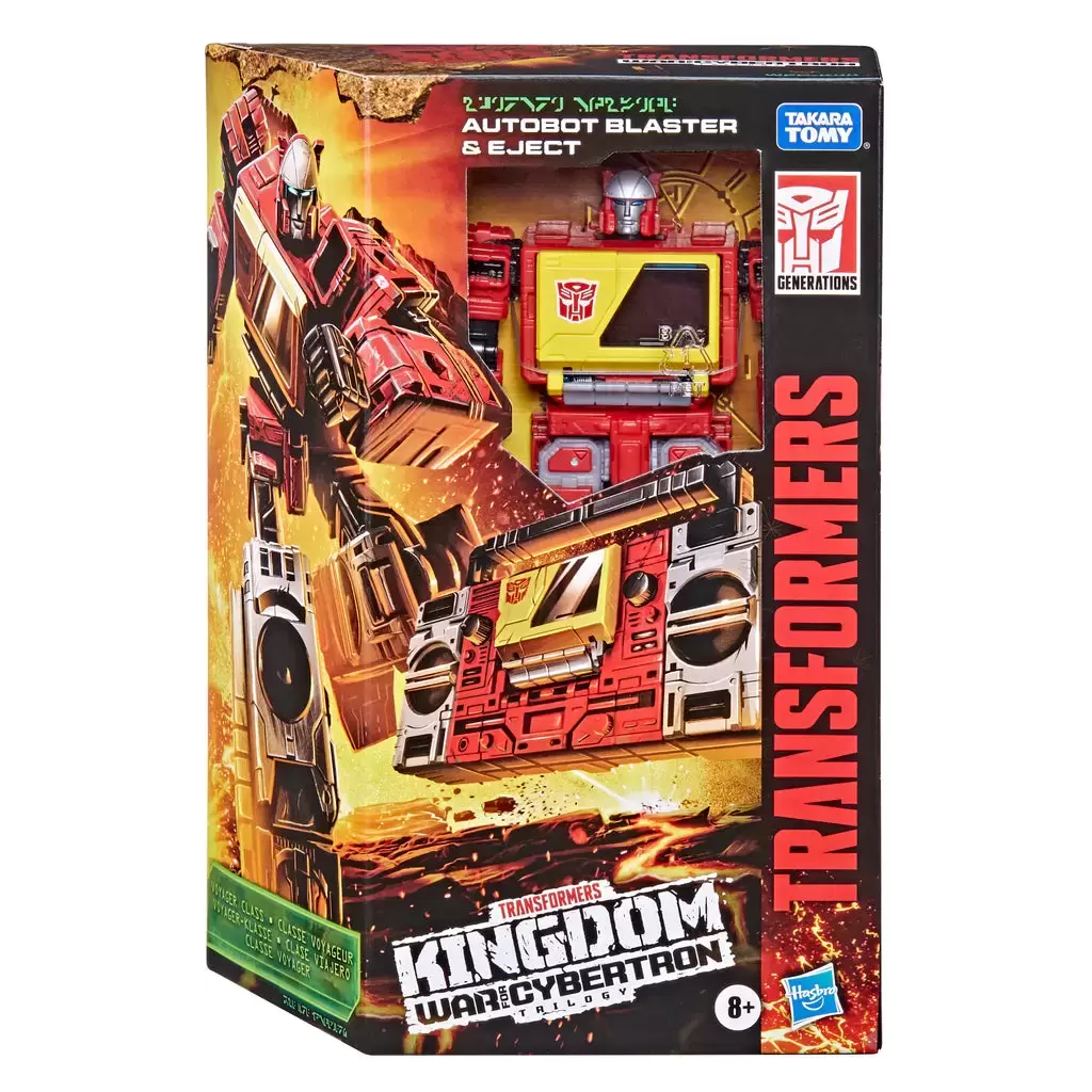 Transformers War for Cybertron Trilogy - Kingdom - Autobot Blaster & Eject