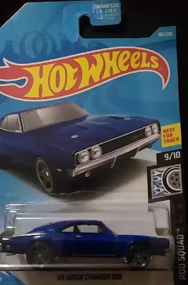 '69 Dodge Charger 500 80/250Brand New Hot Wheels2019 Rod Squad 