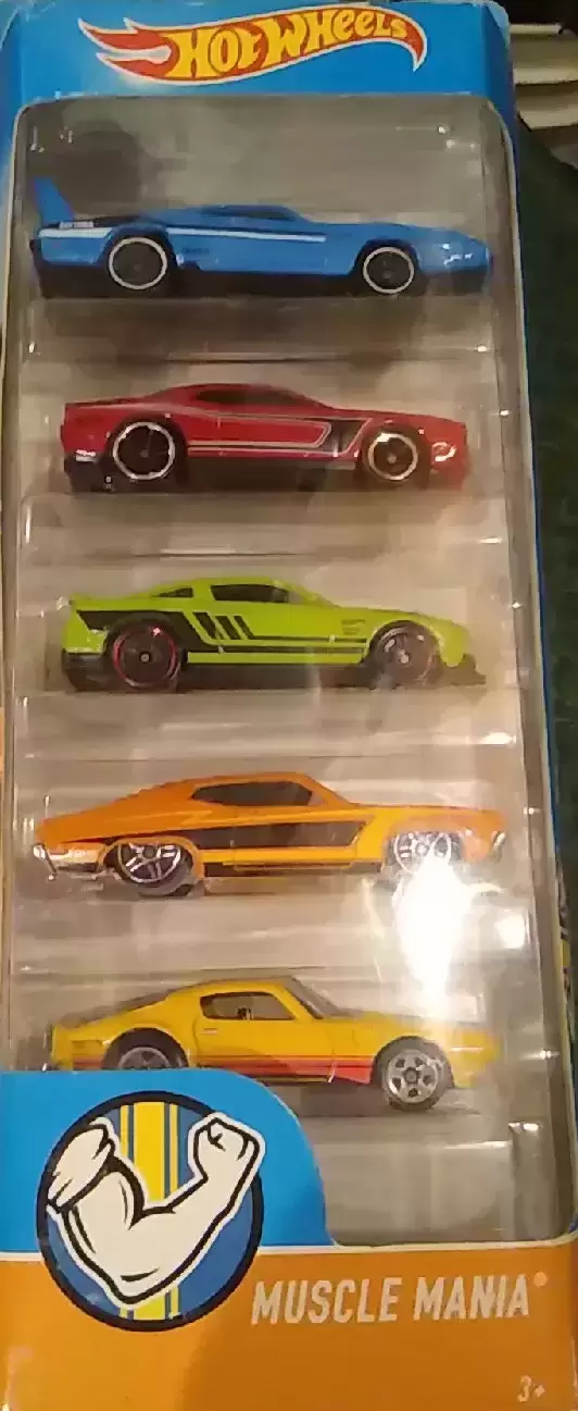 Hot Wheels Classiques - Muscle Mania 5 Pack
