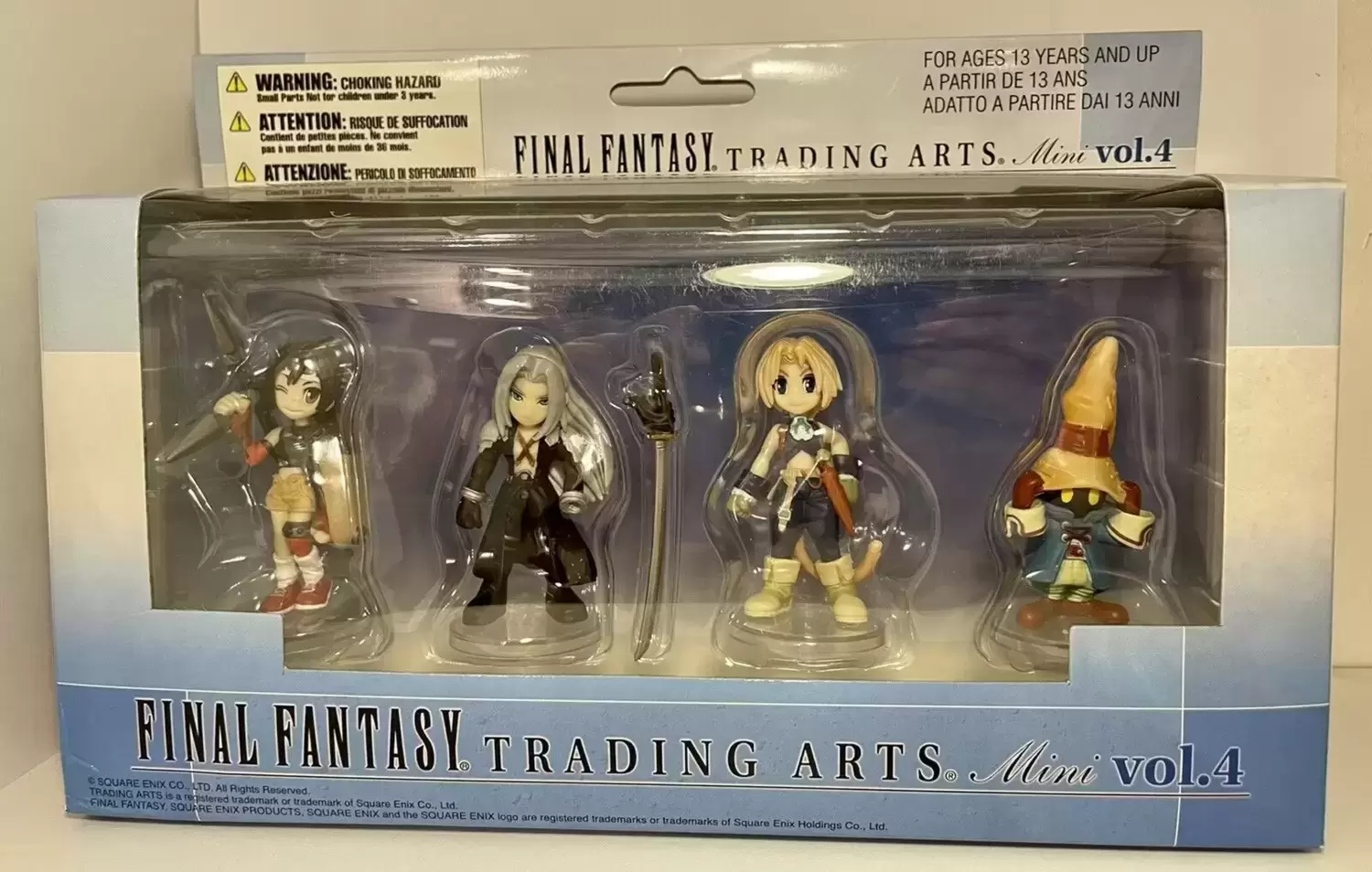 Final Fantasy Trading Arts Mini - Volume 4 - Yuffie Kisagari, Sephiroth, Zidane Tribal & Vivi Ornitier